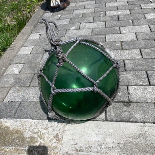 Boule flottante verre vert - en,